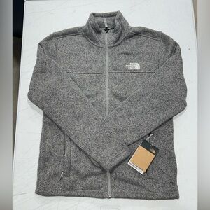 The North Face Men’s Tsillan Full Zip Fleece Jacket in Meld Grey Heather